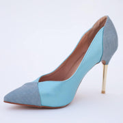 Women’S Gina High Heeled Pumps, Pointed Toe Court Shoes, Steel Heeled Closed Toe Shoes, High Heel Dress Pumps Shoes