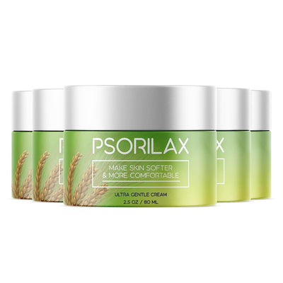 (5 Pack) Psorilax Anti-Aging Cream, Anti-Wrinkle & Moisturizing Skin Cream 2.5Oz