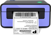 Shipping Label Printer, PL60 4X6 Label Printer for Shipping Packages, Direct Thermal Printer, Compatible with Windows, Mac, Linux, Widely Use for Shopify, Ebay, Amazon, UPS, Fedex, Etsy, Purple