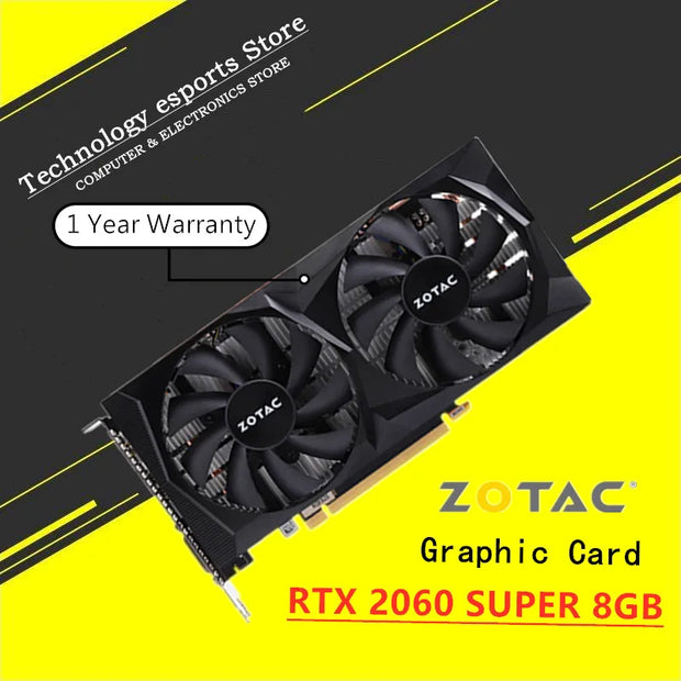 RTX 2060 SUPER 8GB Video Cards GPU RTX2060 6G GAMING Graphic Card 2060 GTX Graphics Cards Nvidia Video Card GPU Desktop PC