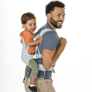 Flip 4-In-1 Convertible Light & Airy Baby Carrier, 4-Position, 8-32Lb, White