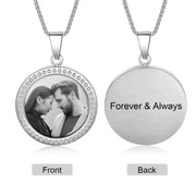 Personalized Stainless Steel Photo Pendant Necklace