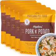 Hopkin'S Pork N’ Potato Wet Dog Food Pouches - Human-Grade, Grain-Free Dog Food Toppers, Mixers, and Meals for Dogs - Fresh Dog Food Made in the USA - 5-Pack