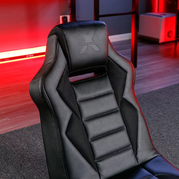 Flash 2.0 Audio Bluetooth Gaming Chair Floor Rocker, Black