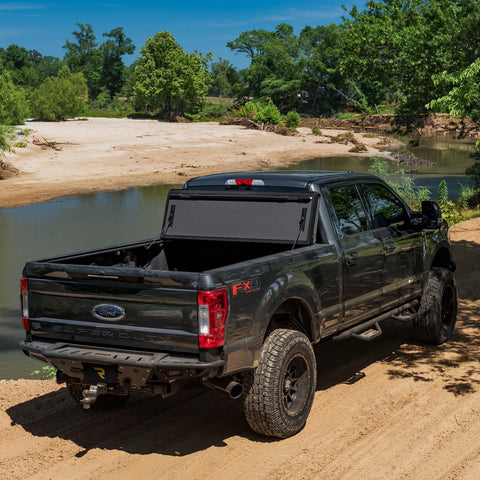 flip MX4 Hard Folding Truck Bed Tonneau Cover | 448329 | Fits 2015 - 2020 Ford F-150 5' 7" Bed (67.1"), Premium Matte Finish