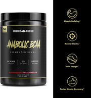 Anabolic BCAA Powder Supplement Bcaas Amino Acids to Fuel Your Workout and Support Muscle Recovery (Passion Mango - 56 Servings)