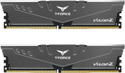 T-Force Vulcan Z DDR4 16GB Kit (2X8Gb) 3600Mhz (PC4-28800) CL18 Desktop Memory Module Ram TLZGD416G3600HC18JDC01 - Gray